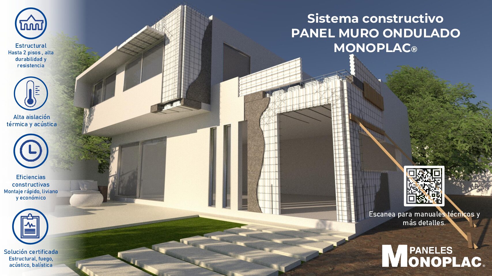 Vista previa de Ficha Técnica Panel Muro Monoplac